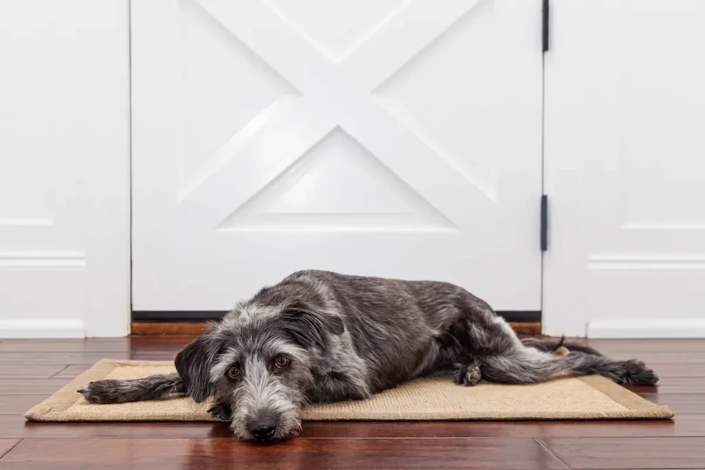 como arreglar una puerta mordida por un perro