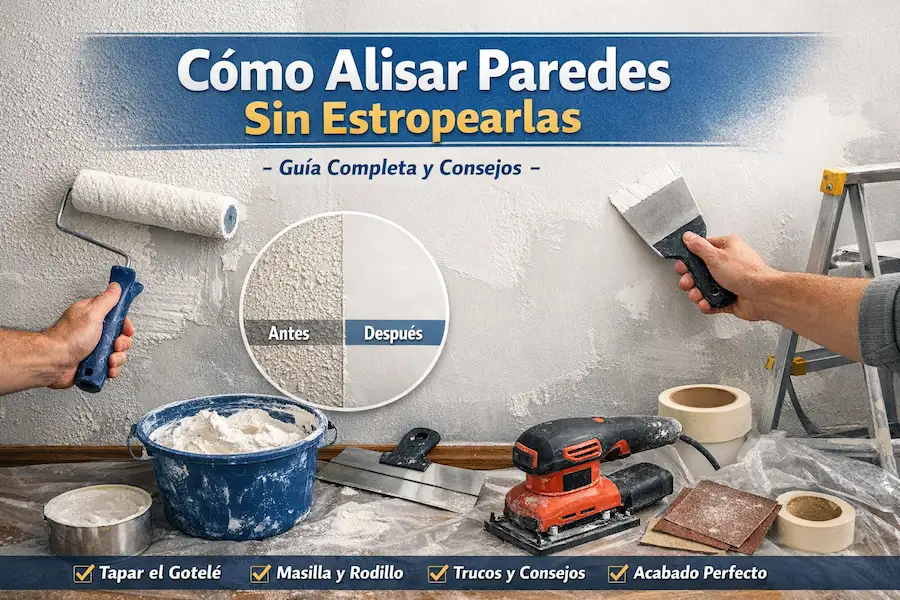 portada alisar paredes cómo alisar paredes
