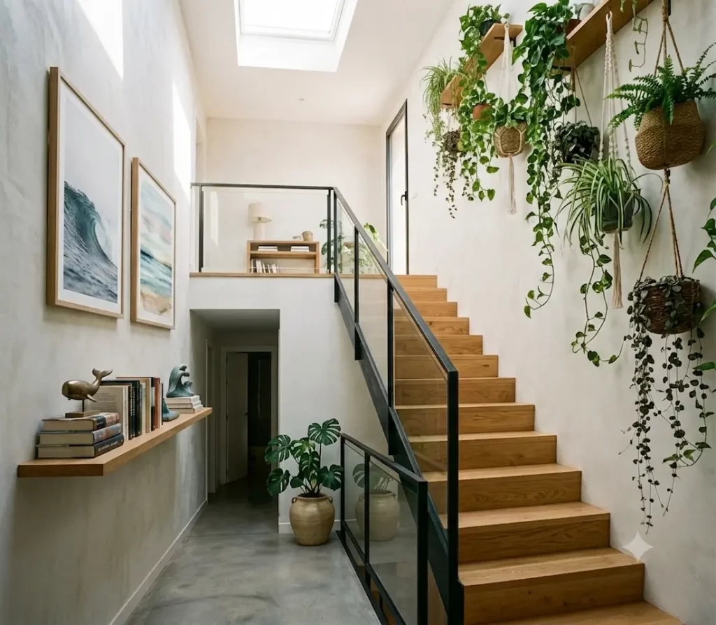 decorar subida escalera interior en Zaragoza